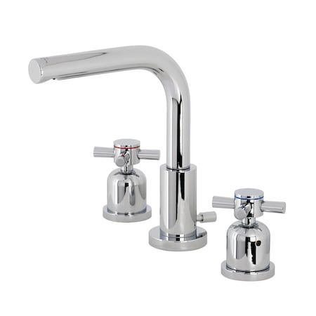 8 Widespread Bathroom Faucet, Polished Chrome